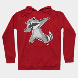 Dabbing Raccoon - Funny Raccoon Dabbing Hoodie